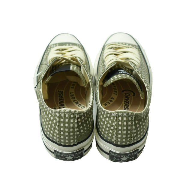新品 N.HOOLYWOOD COMPILE LINE x CONVERSE ADDICT x UNDERCOVER 21AW 別注 CHUCK TAYLOR NU OX 2212-SE01peg US8.5(27cm) KHAKI CHECK_4