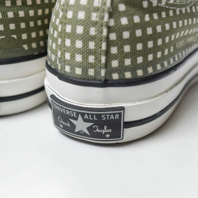 新品 N.HOOLYWOOD COMPILE LINE x CONVERSE ADDICT x UNDERCOVER 21AW 別注 CHUCK TAYLOR NU OX 2212-SE01peg US8.5(27cm) KHAKI CHECK_11
