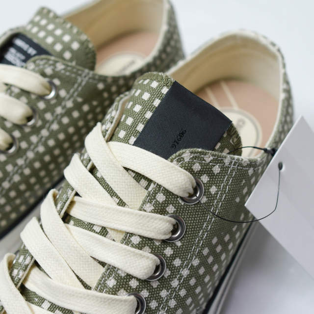 新品 N.HOOLYWOOD COMPILE LINE x CONVERSE ADDICT x UNDERCOVER 21AW 別注 CHUCK TAYLOR NU OX 2212-SE01peg US8.5(27cm) KHAKI CHECK_8