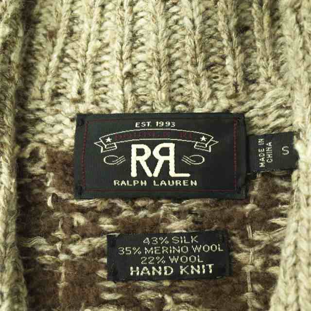 RRL ダブルアールエル COWICHAN HAND KNIT VEST カウチンハンドニット