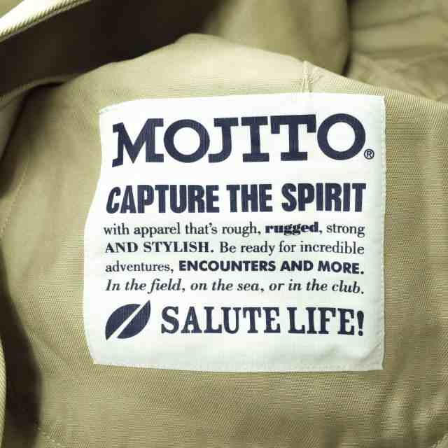 MOJITO x BEAMS PLUS モヒート ビームスプラス 別注 日本製 RITZ JACKET リッツジャケット M ベージュ コットンツイル  3B テーラード