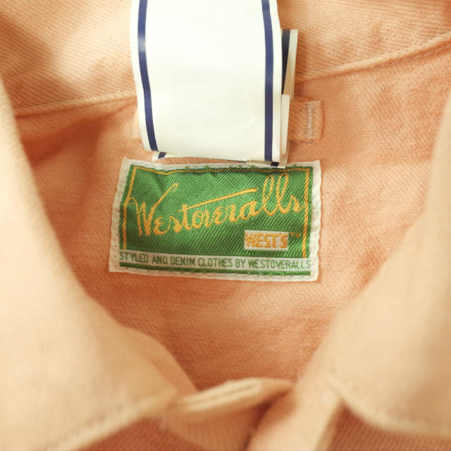 新品 WESTOVERALLS ウエストオーバーオールズ 20SS 857B DENIM TRACKER