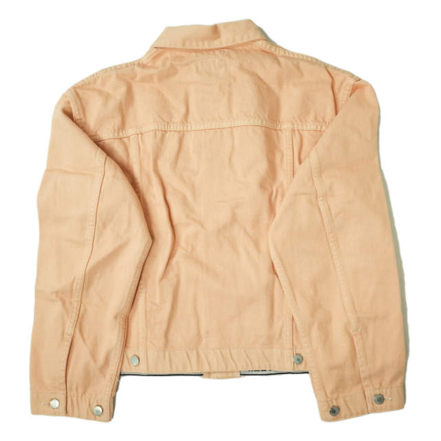 新品 WESTOVERALLS ウエストオーバーオールズ 20SS 857B DENIM TRACKER JACKET デニムトラッカージャケット S PALE ORANGE Gジャン 3rd 新品 WESTOVERALLS ウエストオーバーオールズ 20SS 857B DENIM TRACKER