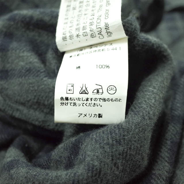 Engineered Garments エンジニアードガーメンツ Long Bush Shirt - Heavy Twill Plaid ロングブッシュシャツ XS グレー パーカー_7