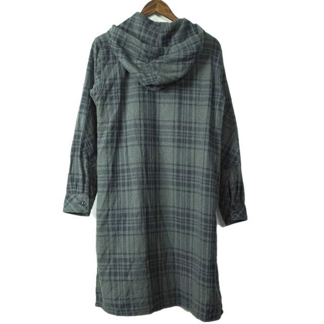 Engineered Garments エンジニアードガーメンツ Long Bush Shirt - Heavy Twill Plaid ロングブッシュシャツ XS グレー パーカー_1