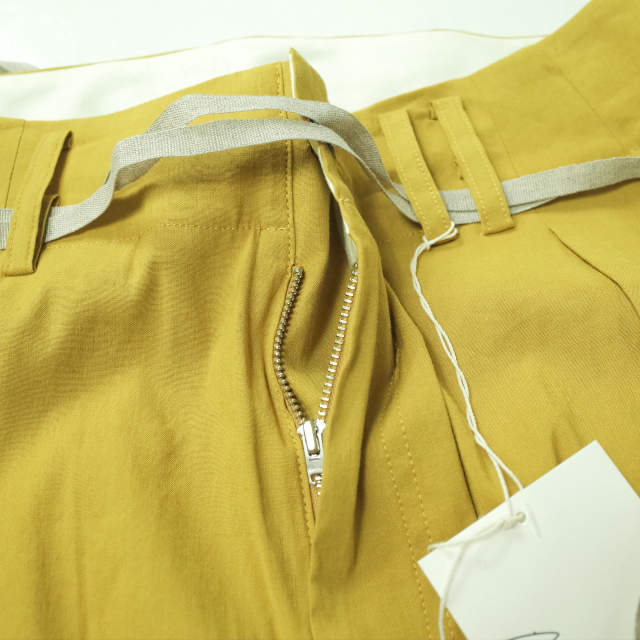 新品 ANCELLM アンセルム 22SS 日本製 LINEN VISCOSE STRAIGHT PANTS