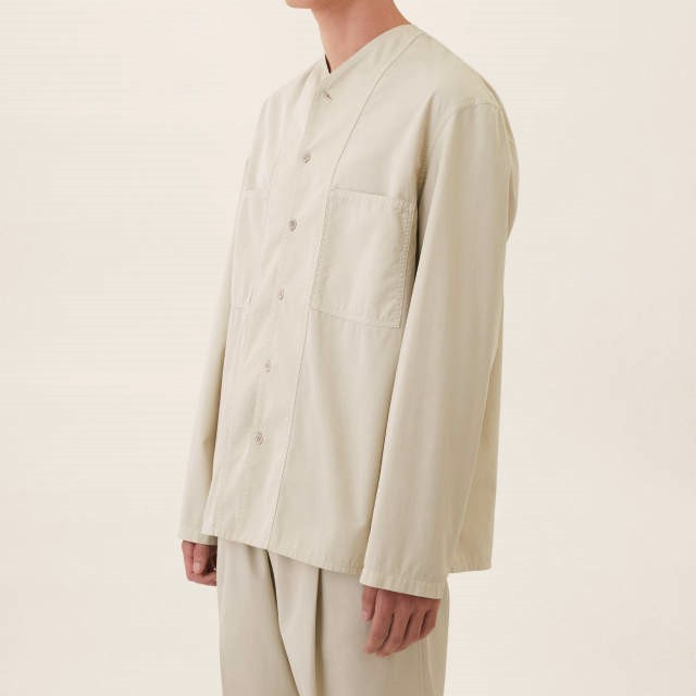 LEMAIRE ルメール 22SS V-NECK SHIRT コットンギャバジン Vネック