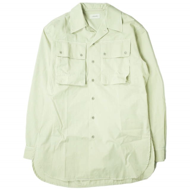 新品 LEMAIRE ルメール 22SS MILITARY SHIRT オープンカラー ...