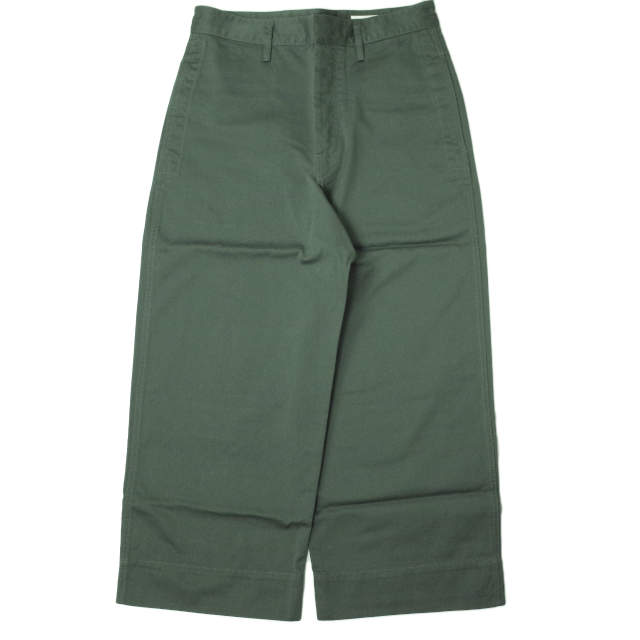 新品 LEMAIRE ルメール 22SS LARGE PANTS ワイドチノパンツ M221 PA311 LF732 48 DARK SLATE GREEN シンチバック ボタンフライ ボトムスの通販は 29,887円