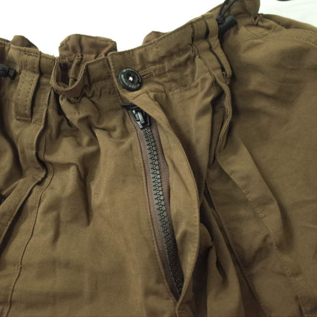 BAL バル RIPSTOP ZIP HEM CREW 3/4 CARGO PANT クロップドカーゴパンツ BAL-1961 XL CHOCOLATE ブラウン イージー ボトムス BAL バル RIPSTOP ZIP HEM CREW 3/4 CARGO PANT クロップドカーゴ