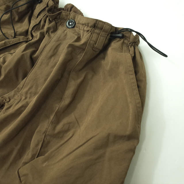 BAL バル RIPSTOP ZIP HEM CREW 3/4 CARGO PANT クロップドカーゴ