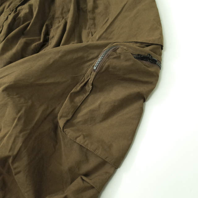 BAL バル RIPSTOP ZIP HEM CREW 3/4 CARGO PANT クロップドカーゴ