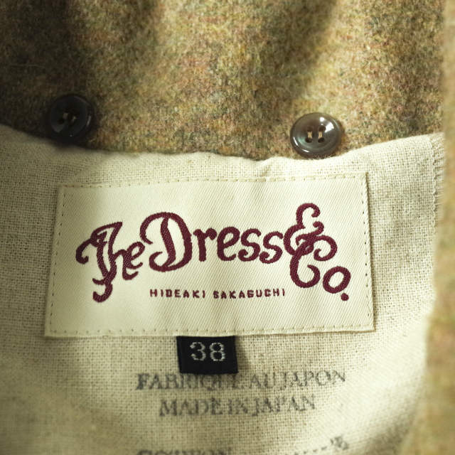 ザドレスアンドコーPコート The Dress&Co. HIDEAKI SAKAGUCHI ザ ドレスアンドコー ヒデアキ