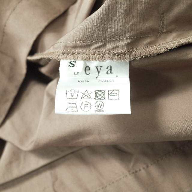 seya. セヤ 20SS LIGHT BLOUSON MICRO BRUSHED COTTON ライトブルゾン マイクロブラッシュコットン S CHAI ジップアップ ジャケット