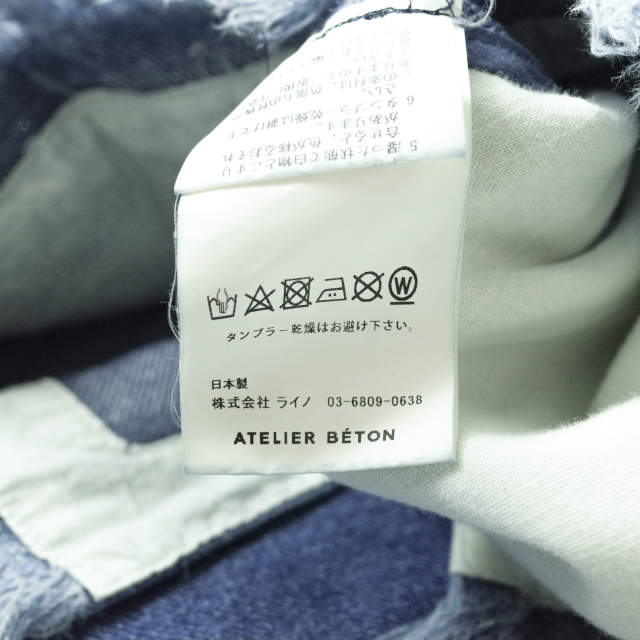 ATELIER BETON アトリエベトン 19SS 日本製 DENIM ANORAK デニム
