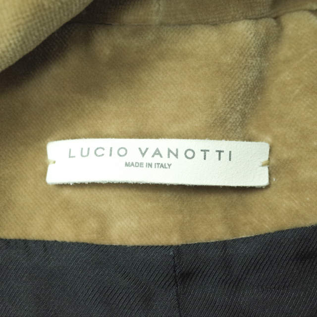 LUCIO VANOTTI ルーチョバノッティ イタリア製 ベルベットガウンコート 