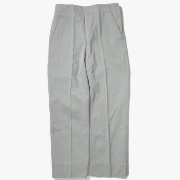 Drawer ドゥロワー 日本製 コットンツイルベイカーパンツ 6514-236-1192 34 グレー サイドボタン ボトムスの通販は 15,980円