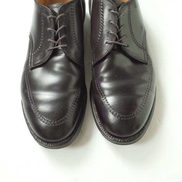 ALDEN オールデン Cordovan U-Tip Blucher コードバンUチップブルー