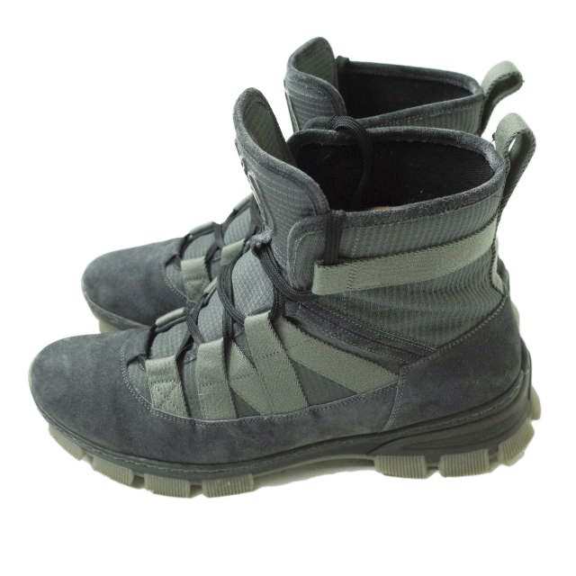 LOEWE ロエベ Suede Trimmed Hiking Boots スエードハイキングブーツ