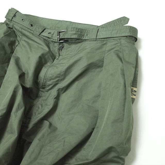 MAISON MIHARA YASUHIRO メゾン ミハラヤスヒロ 22SS 日本製 Over Saruel Military Pants オーバーサルエルミリタリーパンツ A08PT044 46 OLIVE カーゴ ワイド ボトムス【MAISON MIHARA YASUHIRO】