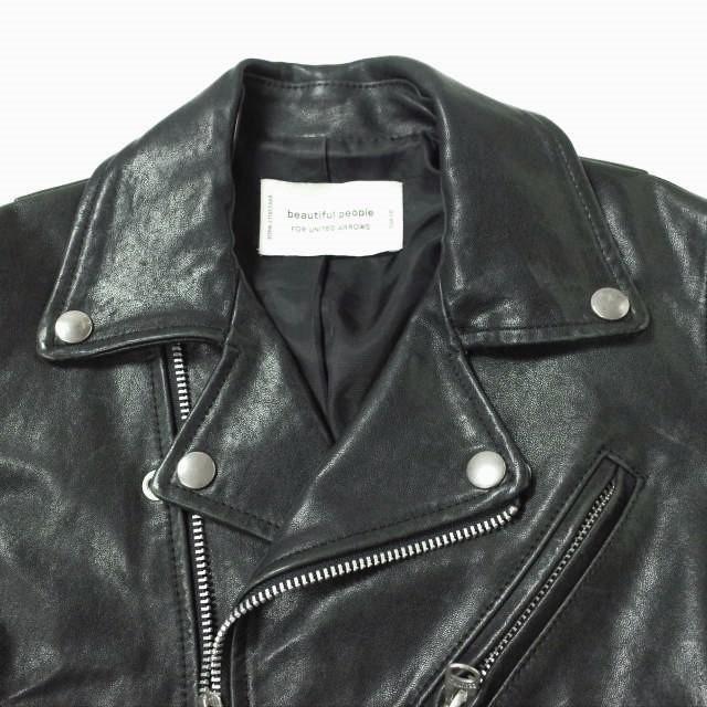 beautiful people ダブルライダース レザージャケット 150 beautiful people(ビューティフルピープル) vintage leather