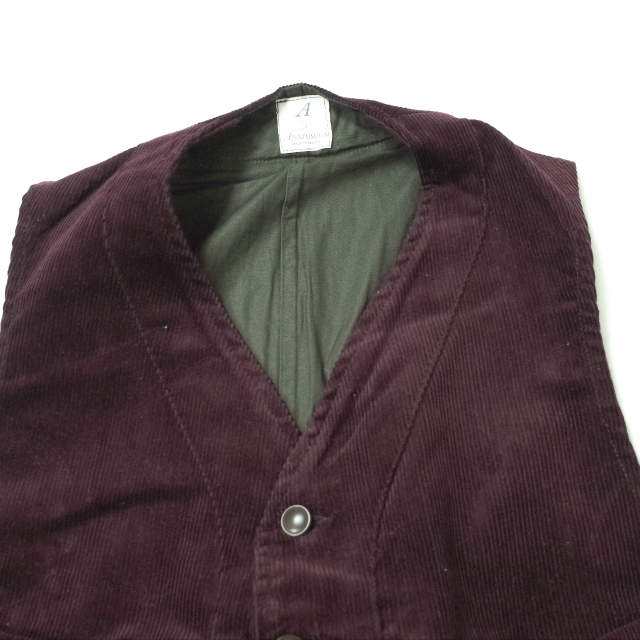 ANATOMICA アナトミカ フランス製 SAGAN VEST - CORDUROY コーデュロイ サガンベスト S パープル ジレ ハンティング  トップスの通販はau PAY マーケット - ブランド古着 LOOP Wowma!店 | au PAY マーケット－通販サイト