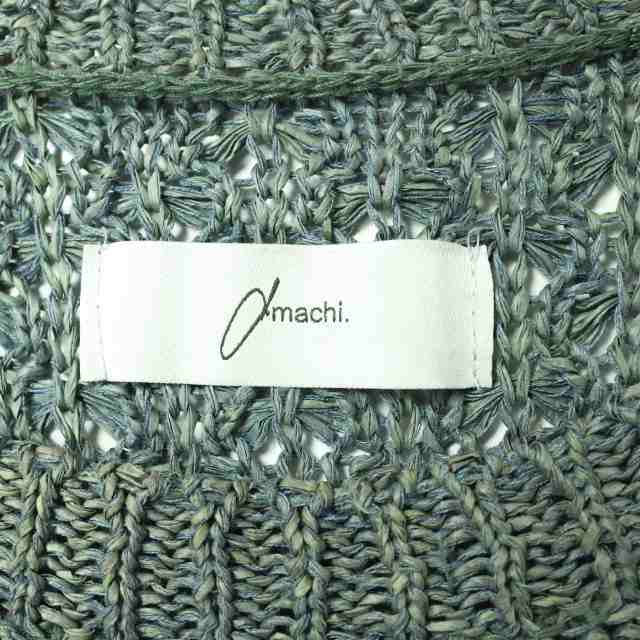 amachi. アマチ 22SS 日本製 Water Depth Knit LS 和紙クルーネック