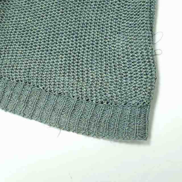 amachi. アマチ 22SS 日本製 Water Depth Knit LS 和紙クルーネック