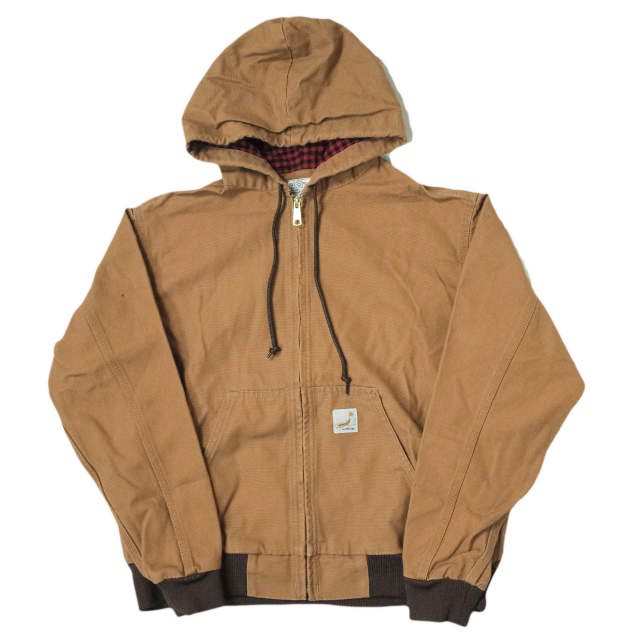 orslow x BEAMS BOY オアスロウ ビームスボーイ 別注 日本製 ブラウンダックフードジャケット XS(0) BROWN ワーク  ブルゾン アウター｜au PAY マーケット