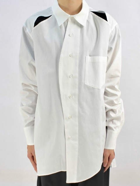 sulvam サルバム 22SS 日本製 Slash collar shirt スラッシュ