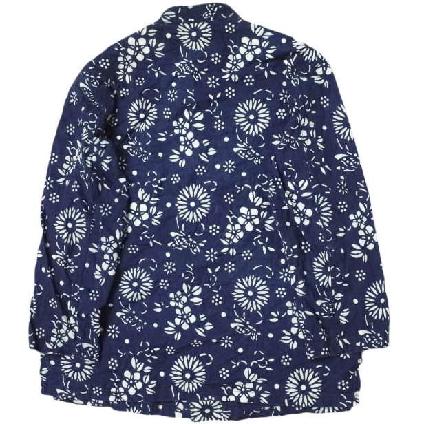 Needles ニードルス Oriental Button Unity Shirt - Ran-in-ka-fu - Mun オリエンタルボタン スタンドカラーシャツジャケット XS 藍染_1