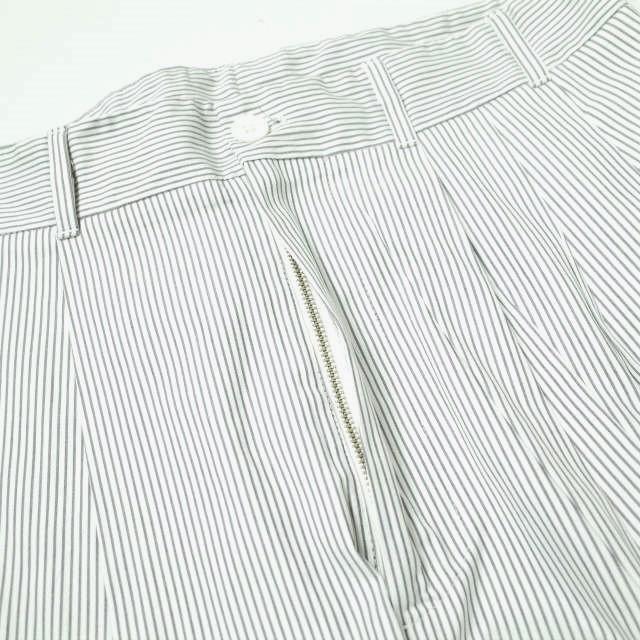 HED MAYNER ヘドメイナー 16SS 6 PLEAT STRIPE PANT 6プリーツ 