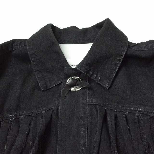 TOGA トーガ 23SS Denim Fringe Jacket デニムフリンジジャケット TZ31