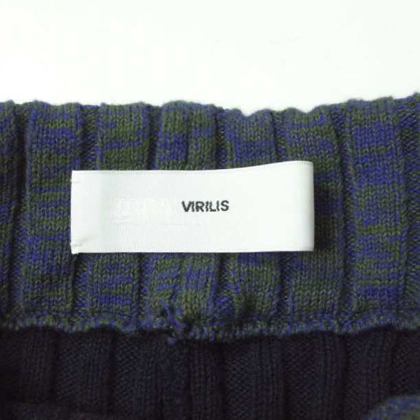 TOGA VIRILIS トーガビリリース 22SS RIB KNIT PANTS リブニットパンツ