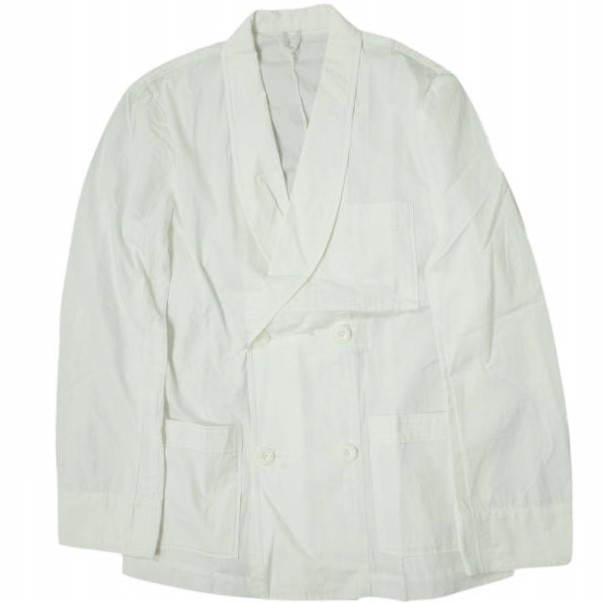新品 CLASS クラス 日本製 Gefeller ダブルシャツジャケット CBES23UNI B 2 WHITE ショールカラー アウターのサムネイル