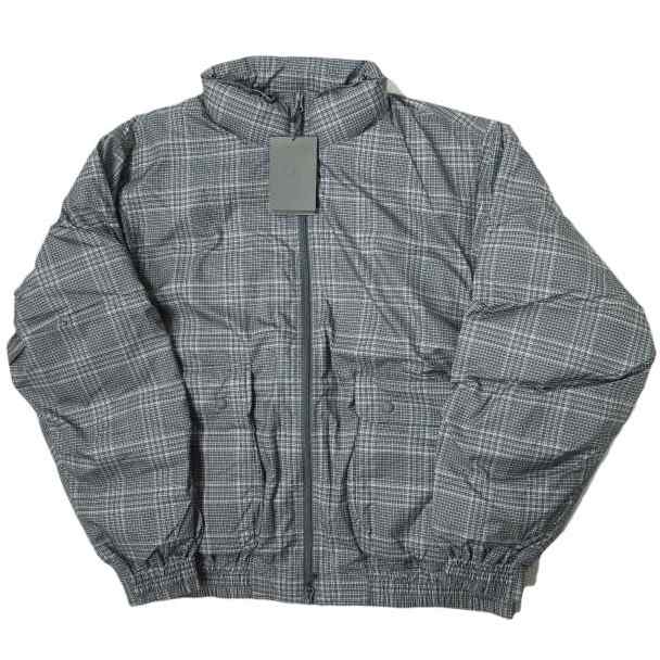 新品 DAIWA PIER39 ダイワ ピア39 22AW TECH HUNTER PUFF JACKET テックハンターパフジャケット BJ-35022W L(JP) GRAY CHECK ダウン 中綿