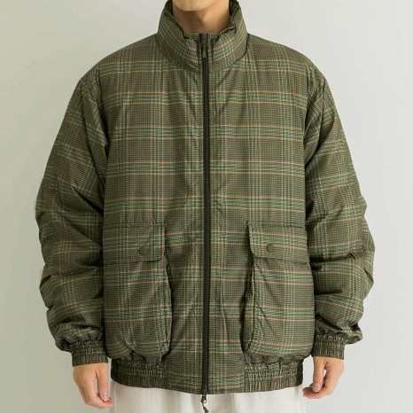 新品 DAIWA PIER39 ダイワ ピア39 22AW TECH HUNTER PUFF JACKET テックハンターパフジャケット BJ-35022W L/JP GREEN CHECK ダウン 中綿