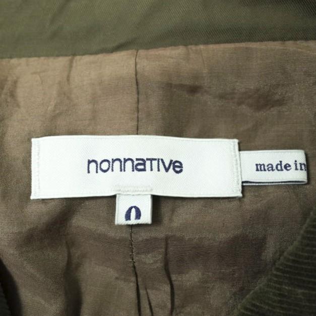 nonnative ノンネイティブ 日本製 OFFICER COAT - C/P TWILL WAX nonnative ノンネイティブ 日本製 OFFICER COAT - C/P TWILL WAX