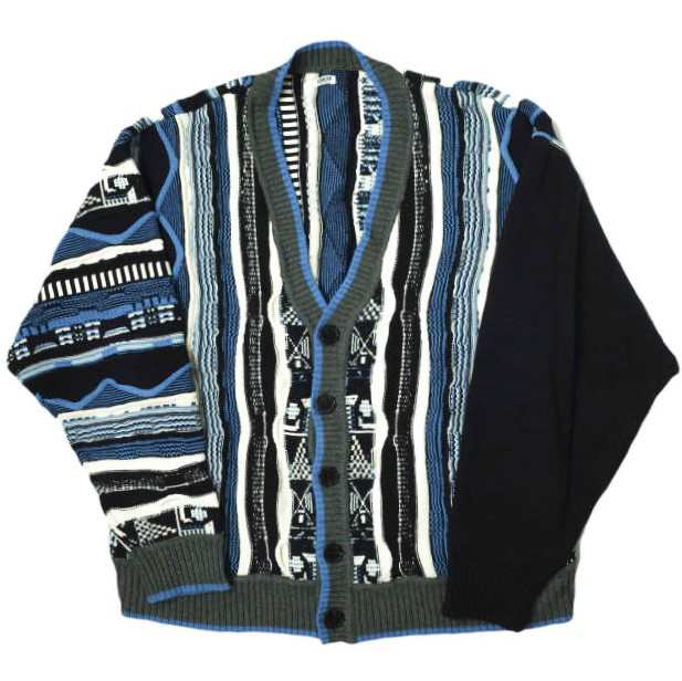 ADAM ET ROPE アダムエロペ 23SS COOGI 3D CARDIGAN アシンメトリーV