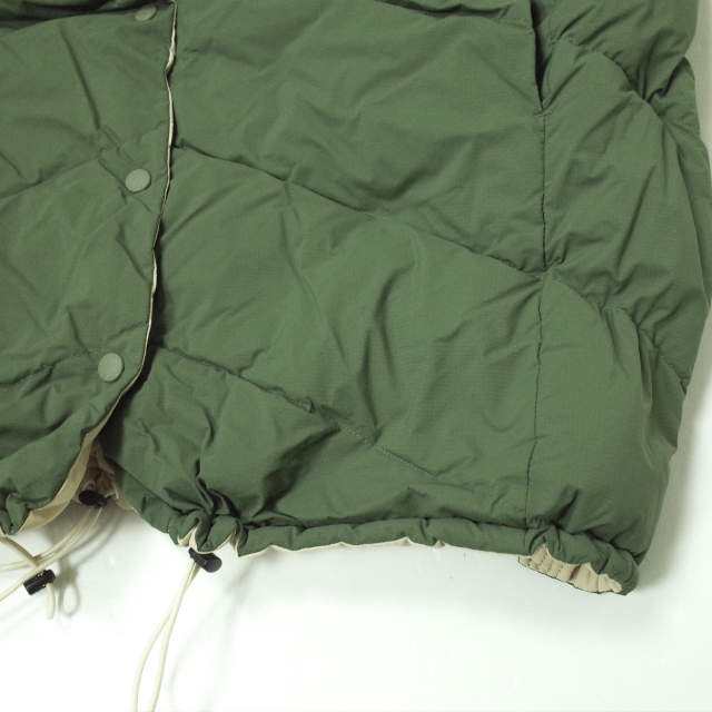 F/CE. x NANGA エフシーイー ナンガ 21AW 別注 FT DOWN REVERSIBLE VEST エフライト リバーシブルダウンベスト  FNA09212U0003 M ARMY