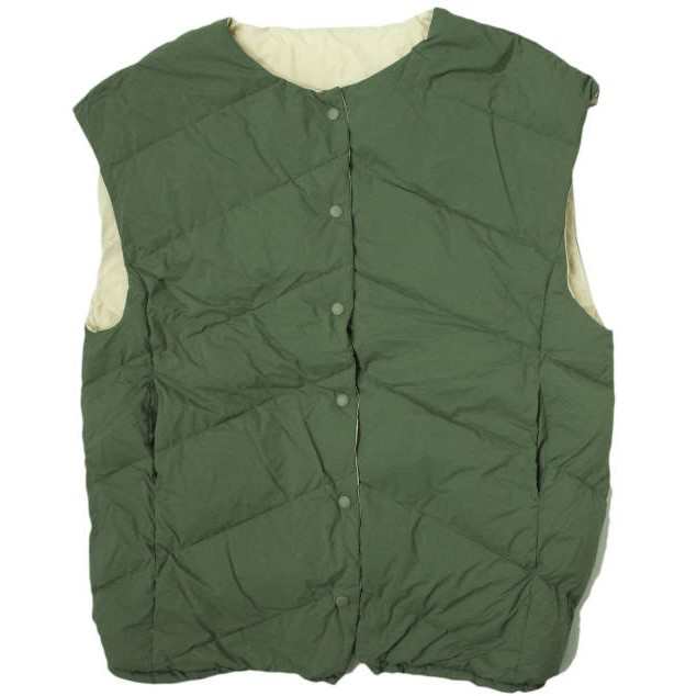 F/CE. x NANGA エフシーイー ナンガ 21AW 別注 FT DOWN REVERSIBLE VEST エフライト リバーシブルダウンベスト  FNA09212U0003 M ARMY｜au PAY マーケット