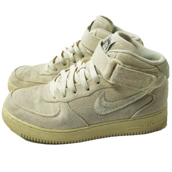 NIKE x STUSSY ナイキ ステューシー 別注 AIR FORCE 1 07 MID SP エアフォース 1 ミッドスペシャル  DJ7841-200 US7.5(25.5cm) FOSSIL