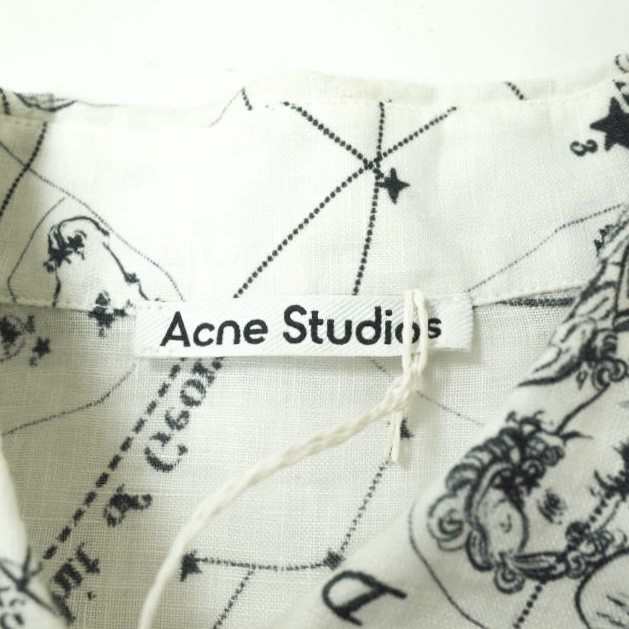 Acne Studios アクネストゥディオズ 21SS 星座プリント リネンショート ...