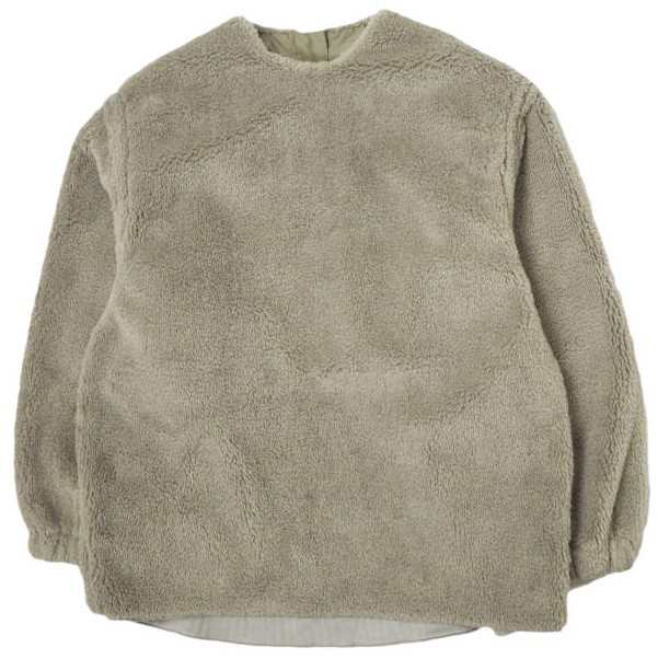 HYKE ハイク 20AW FAUX SHEARLING TOP バックジップボアプルオーバー