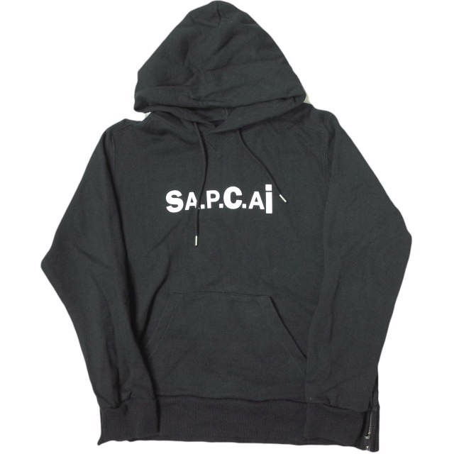 SACAI A.P.C.  HOODIE パーカー グレー L