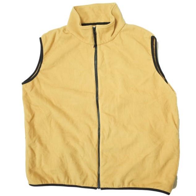 CAL O LINE x Pilgrim Surf+Supply キャルオーライン ピルグリム 22AW 別注 PILLOW VEST フリースジップベスト CL222-PG01 L YELLOWの通販は