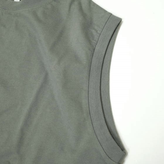 新品 HYKE ハイク 22SS 日本製 SLEEVELESS TEE/BIG FIT スリーブレス ...