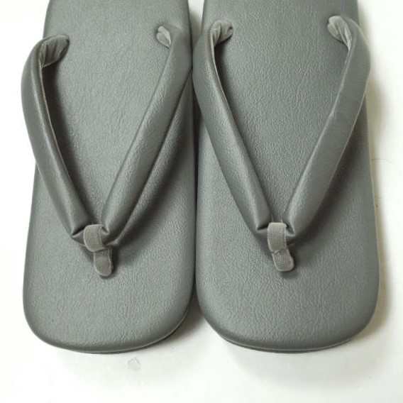 Y.&SONS ワイ＆サンズ ワイアンドサンズ LEATEHR-SOLED SANDALS レザーソールサンダル 雪駄 シボ細二石 Free GRAY シューズ【新古品】【Y.&SONS】