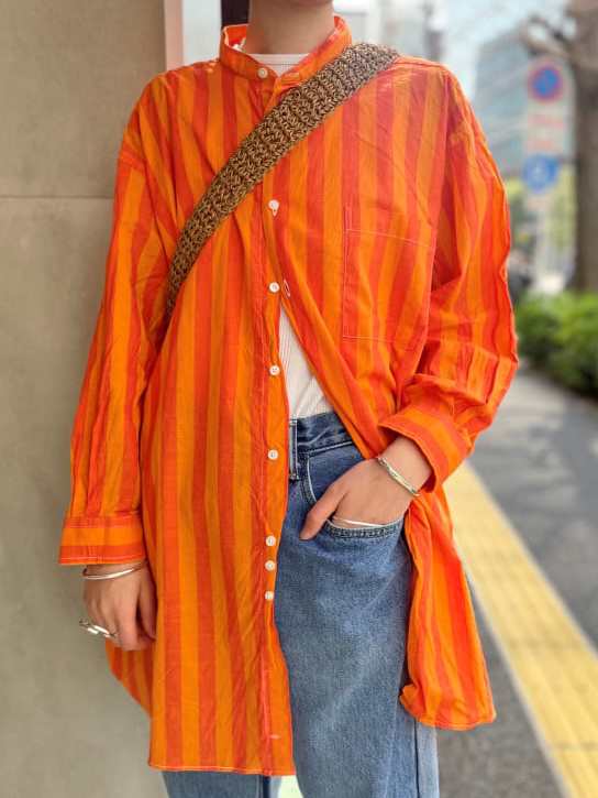 individualized shirts × beams boy　長袖シャツ