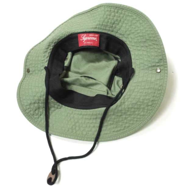 新品 SUPREME シュプリーム 23AW Military Boonie ミリタリーブーニー M/L OLIVE WEEK1 ボックスロゴ  バケットハット 帽子